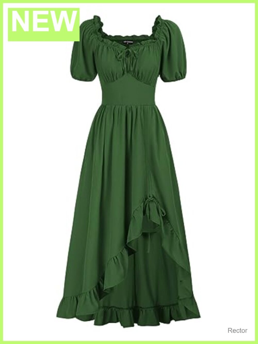 Renaissance Corset Dress Womens Victorian High Low Cosplay Costume